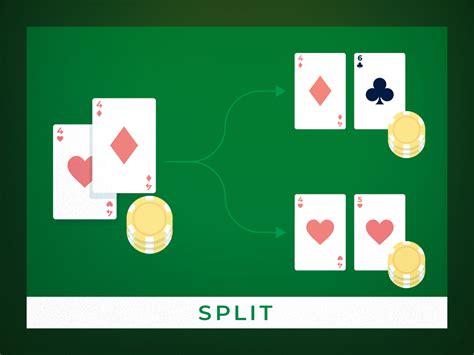 casino blackjack split rules